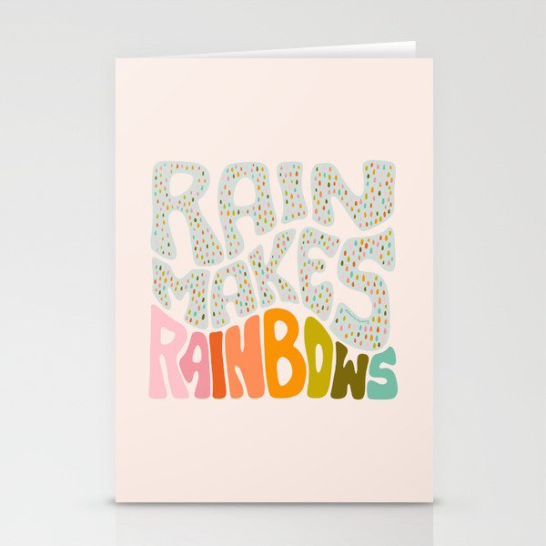 Rain Makes Rainbows Stationery Card Gallery Image 2