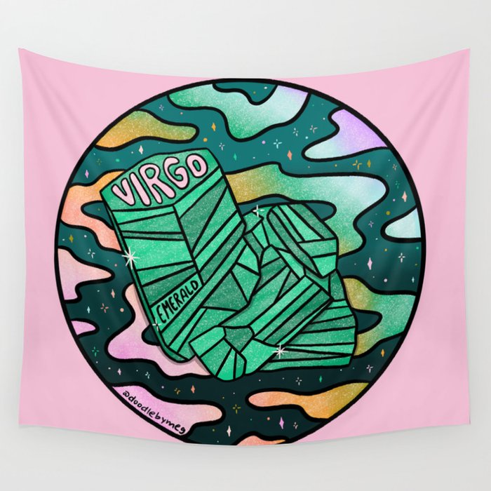 Virgo Crystal Wall Tapestry Gallery Image 4