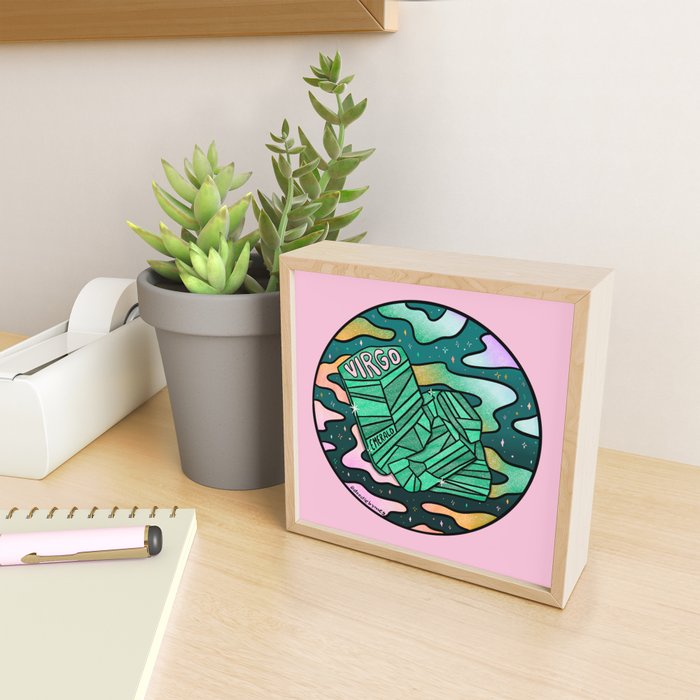 Virgo Crystal Mini Art Print Gallery Image 2