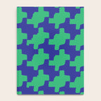  Ocean Crinkle Houndstooth Notebook Gallery Image 4