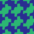  Ocean Crinkle Houndstooth Coffee Mug Gallery Image 2
