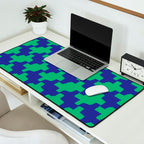  Ocean Crinkle Houndstooth Desk Mat Gallery Image 2