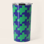  Ocean Crinkle Houndstooth Travel Mug Gallery Image 1