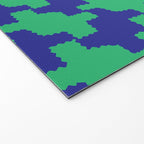  Ocean Crinkle Houndstooth Welcome Mat Gallery Image 2