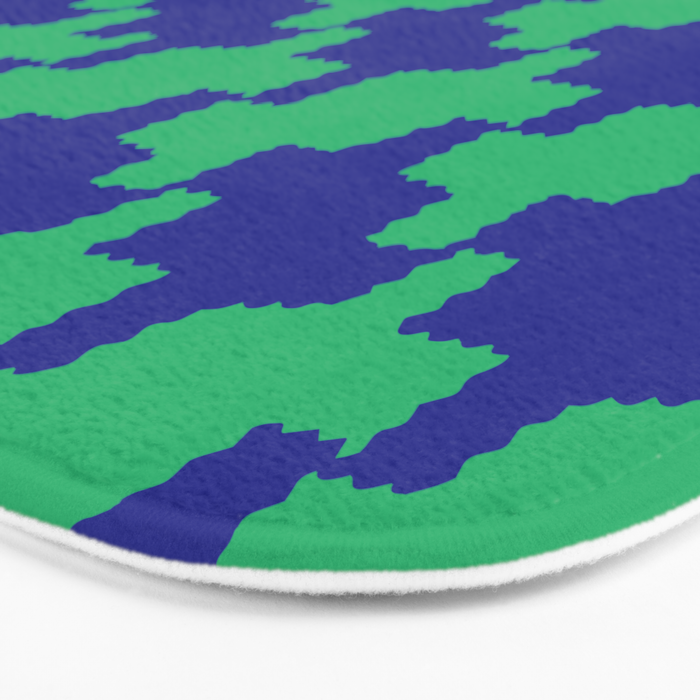  Ocean Crinkle Houndstooth Bath Mat Gallery Image 3
