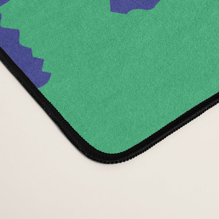  Ocean Crinkle Houndstooth Desk Mat Gallery Image 4