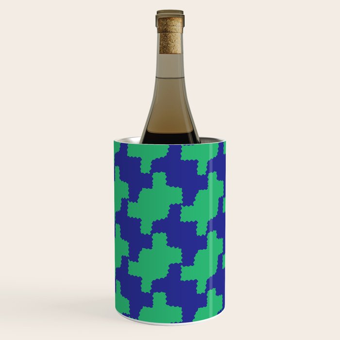  Ocean Crinkle Houndstooth Wine Chiller Gallery Image 2