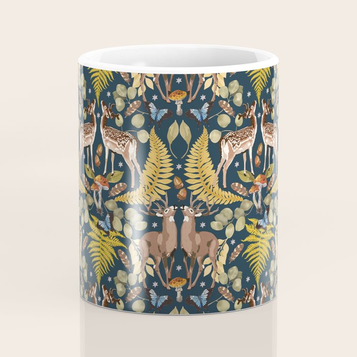 Deer Reflection at Night A Coffee Mug Gallery Image 4