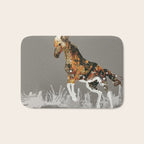 Ice Horse Bath Mat Gallery Image 1