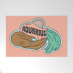 AQUARIUS (DARK) Welcome Mat Gallery Image 1