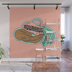 AQUARIUS (DARK) Wall Mural Gallery Image 1