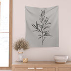 Elegant Olive Branch Wall Tapestry Gallery Image 2