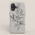 Elegant Olive Branch iPhone Case Gallery Image 1