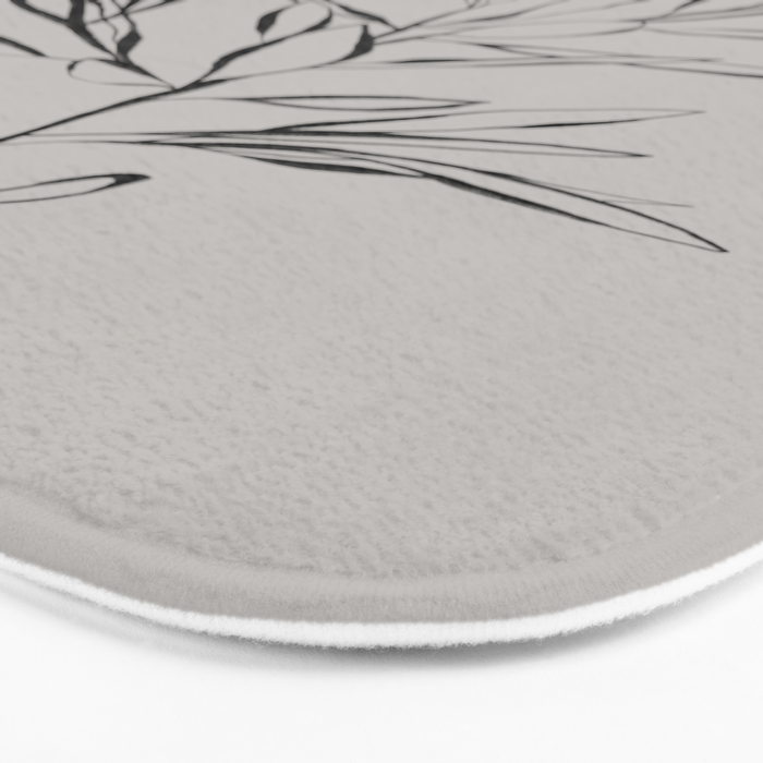 Elegant Olive Branch Bath Mat Gallery Image 3