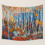In The Northland (Group Of Seven) by Tom Thomson Canadian Landscape Art Wall Tapestry Gallery Image 4