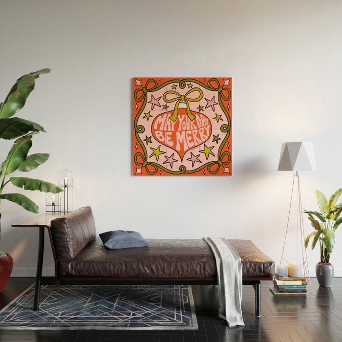 May Your Day Be Merry Wood Wall Art Gallery Image 2