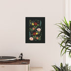 Botanical and Black Pugs Poster Gallery Image 2