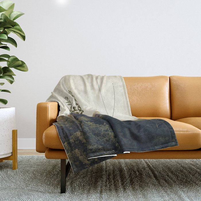 Forest Angel Throw Blanket Gallery Image 1