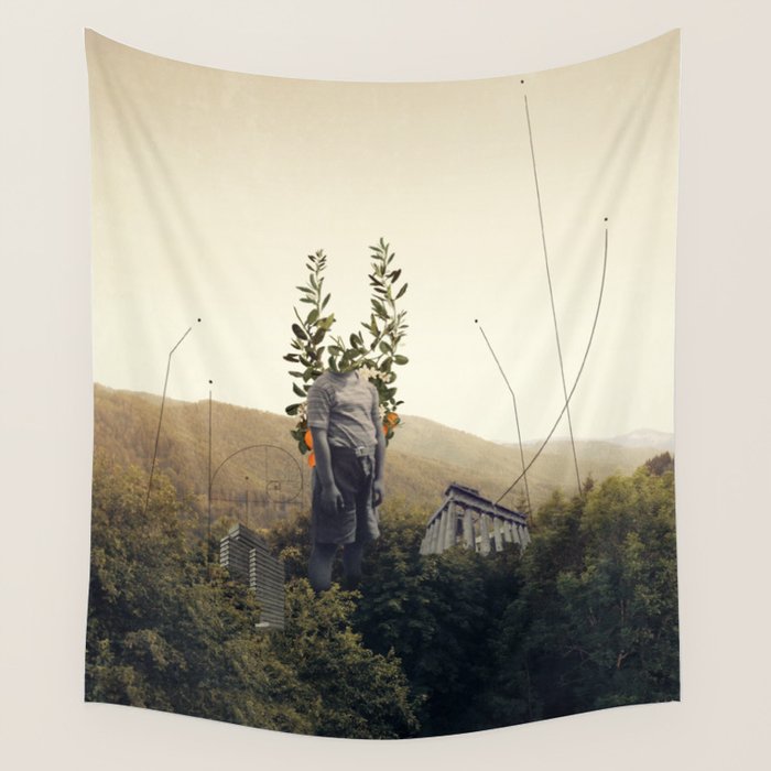 Forest Angel Wall Tapestry Gallery Image 1