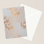 Hex 611 Copper Stationery Card Gallery Image 2