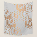Hex 611 Copper Wall Tapestry Gallery Image 4
