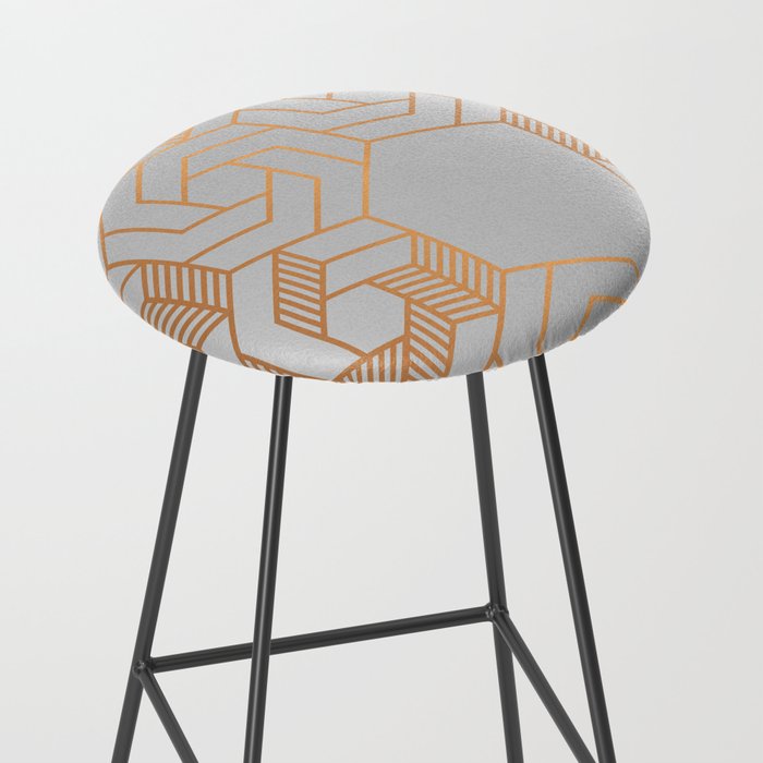 Hex 611 Copper Stool Gallery Image 2