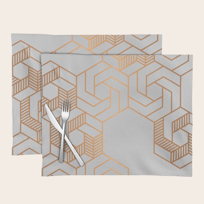 Hex 611 Copper Placemat Gallery Image 1