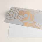 Hex 611 Copper Wrapping Paper Gallery Image 2