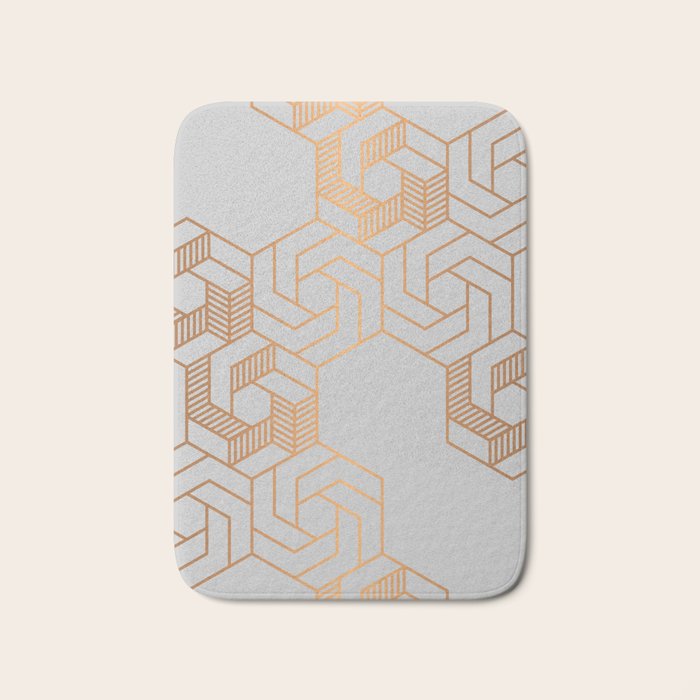 Hex 611 Copper Bath Mat Gallery Image 1