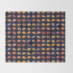 Anemone fish Throw Blanket Gallery Image 2
