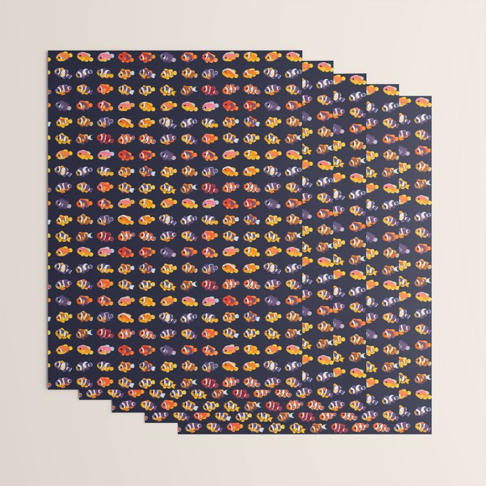 Anemone fish Wrapping Paper Gallery Image 3