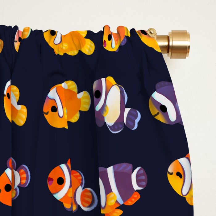 Anemone fish Window Curtain Gallery Image 2