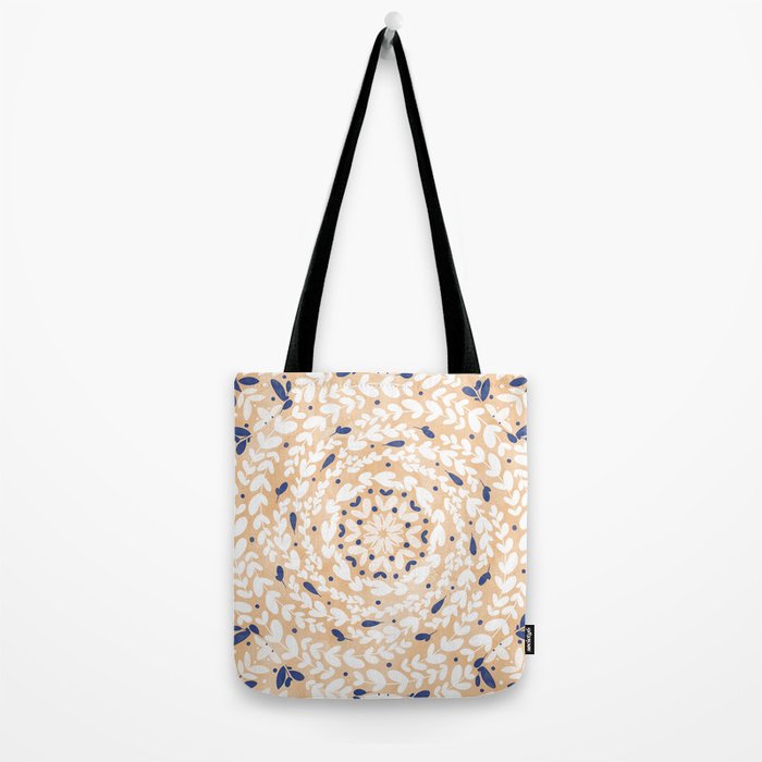 Pink Circular Nature Tiles PB Tote Bag Gallery Image 2