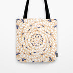 Pink Circular Nature Tiles PB Tote Bag Gallery Image 1