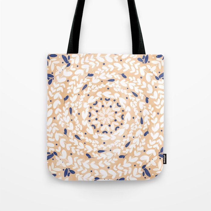 Pink Circular Nature Tiles PB Tote Bag Gallery Image 1