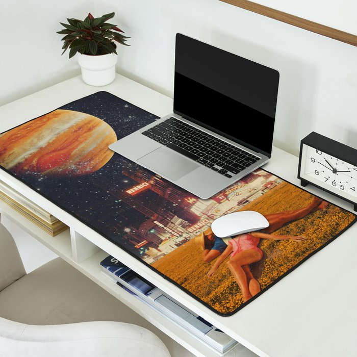 a postcard from year 2349 Desk Mat Gallery Image 2