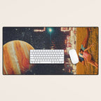 a postcard from year 2349 Desk Mat Gallery Image 1