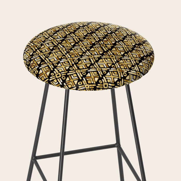 Sonoran Stripe - Midnight Gold Stool Gallery Image 2