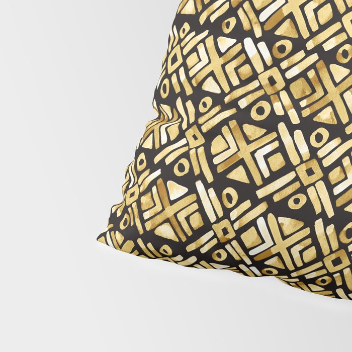 Sonoran Stripe - Midnight Gold Pillow Sham Gallery Image 4