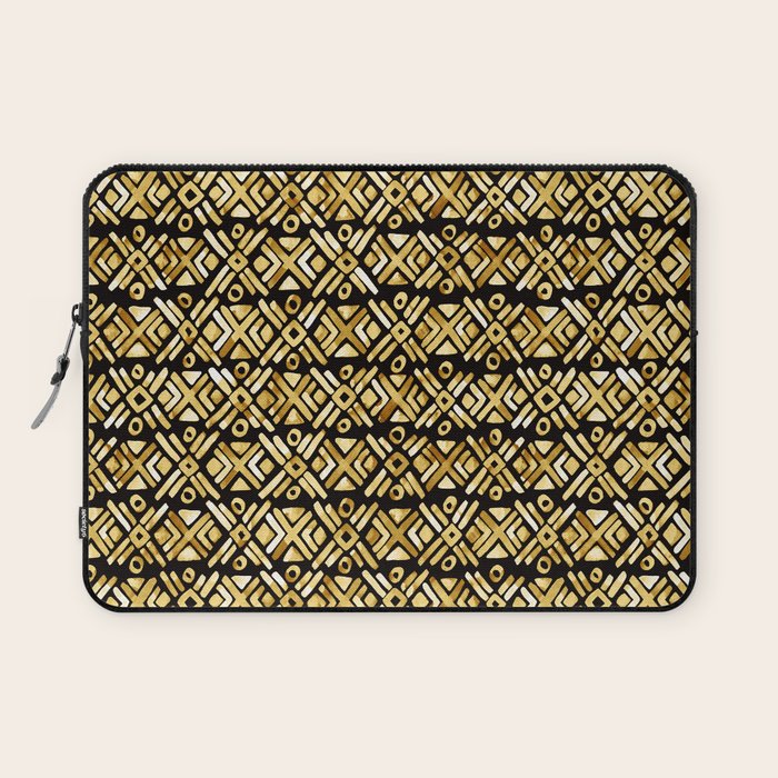 Sonoran Stripe - Midnight Gold Laptop Sleeve Gallery Image 1