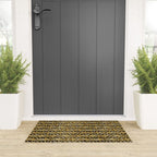 Sonoran Stripe - Midnight Gold Welcome Mat Gallery Image 3