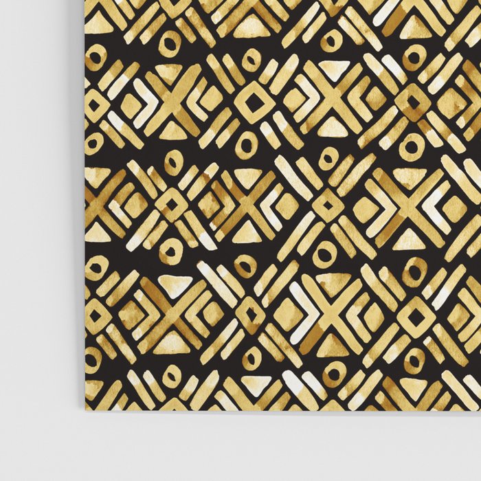 Sonoran Stripe - Midnight Gold Poster Gallery Image 3