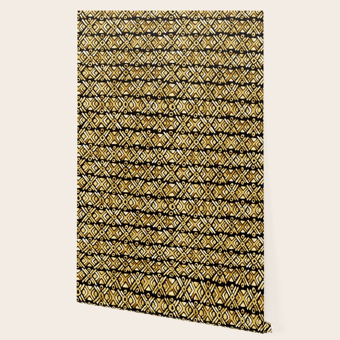 Sonoran Stripe - Midnight Gold Wallpaper Gallery Image 2