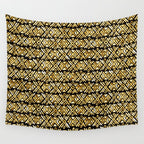 Sonoran Stripe - Midnight Gold Wall Tapestry Gallery Image 4