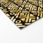 Sonoran Stripe - Midnight Gold Welcome Mat Gallery Image 2