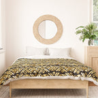 Sonoran Stripe - Midnight Gold Duvet Cover Gallery Image 3