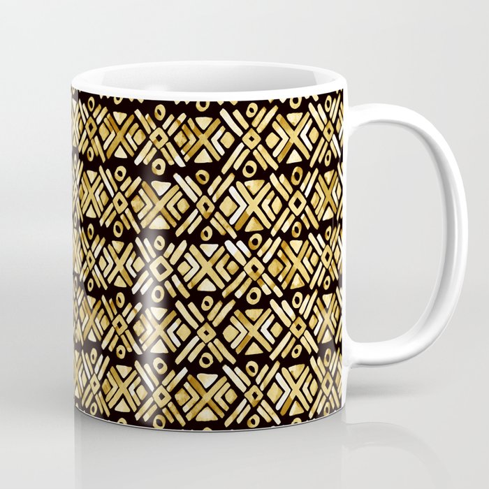 Sonoran Stripe - Midnight Gold Coffee Mug Gallery Image 1