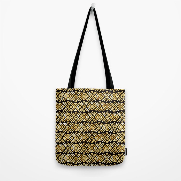 Sonoran Stripe - Midnight Gold Tote Bag Gallery Image 2