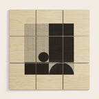 Minimalist Objekt 2 Wood Wall Art Gallery Image 1