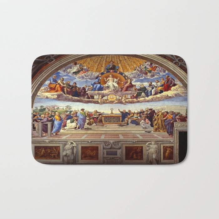 Raphael The Disputation of the Holy Sacrament  Bath Mat Gallery Image 1